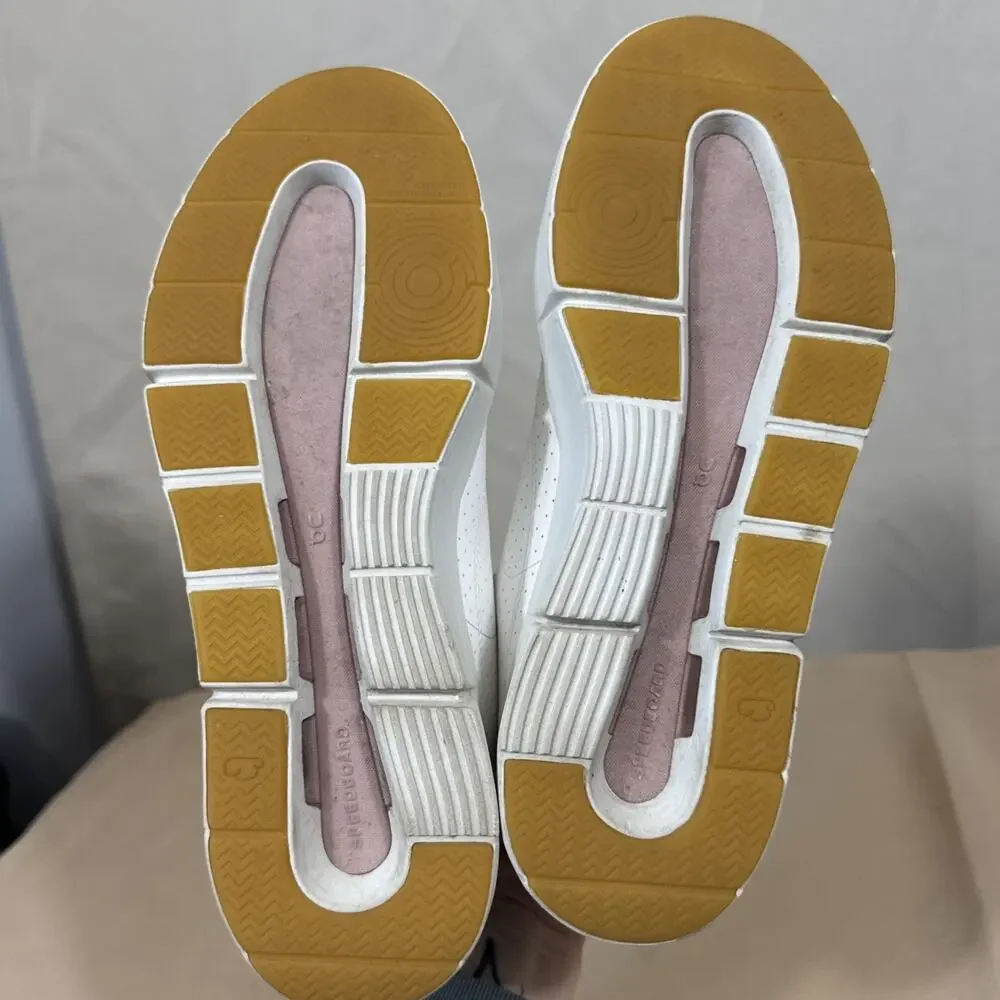 On Running The Roger Womens 8 White Pink CloudTec Tennis Sneakers Shoes EU 39